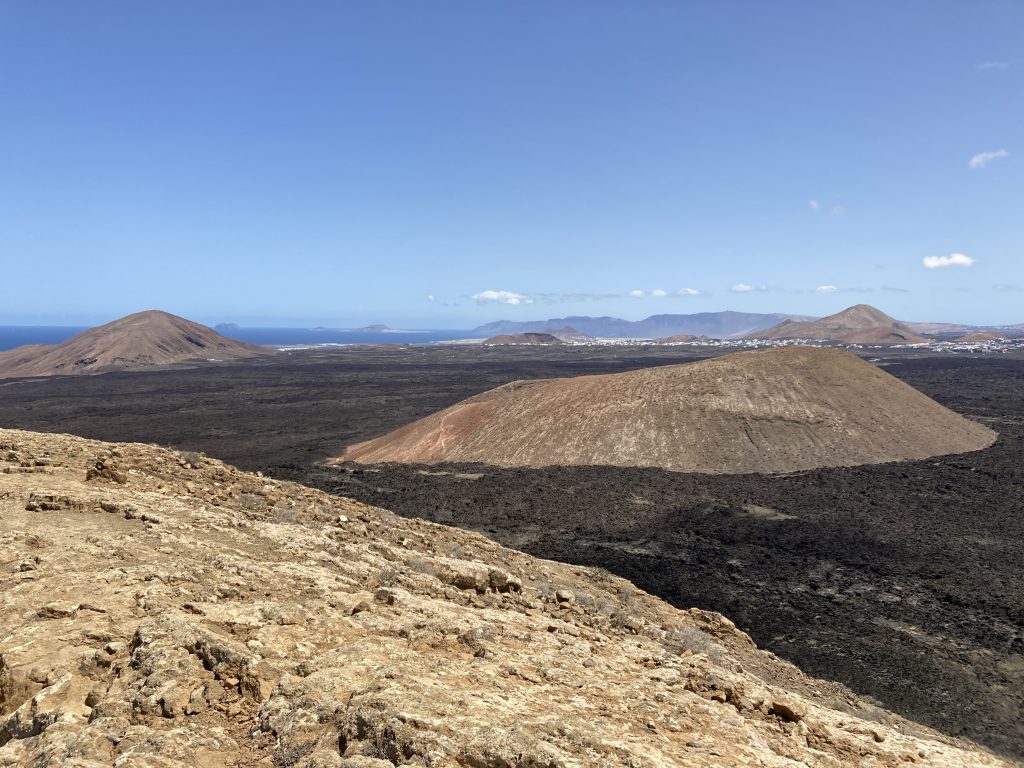 Vistas de la Caldera Blanca, Lanzarote
