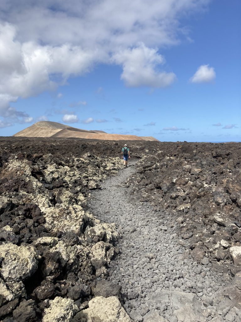 Camino a la Caldera Blanca, Lanzarote