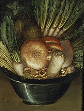 Arcimboldo, cabeza reversible.