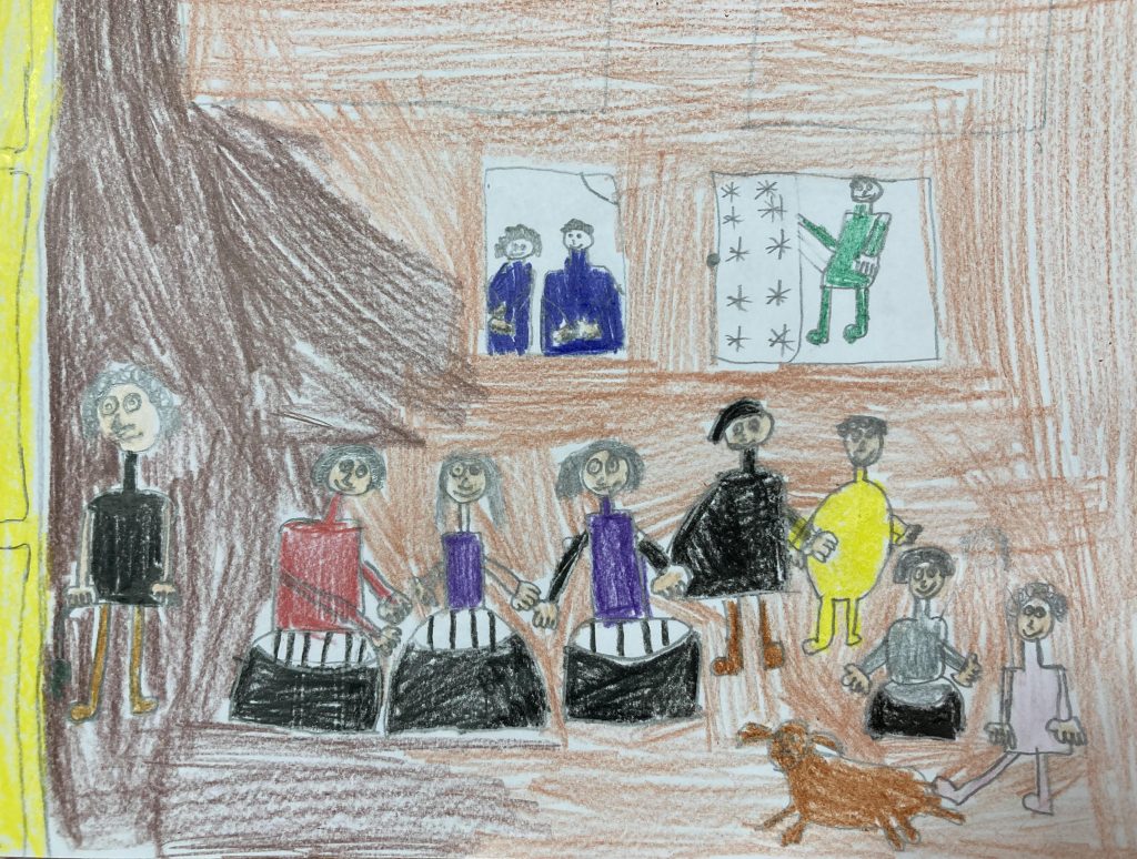 Las Meninas: writing